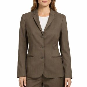 G2000 Women's Dark Brown 3-button Blazer